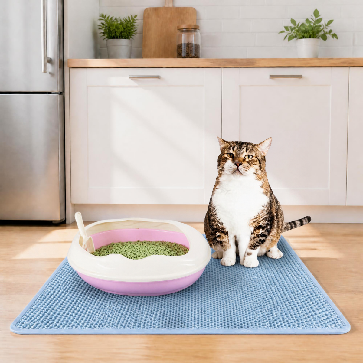 Cat Litter Pad Honeycomb Cat Pad Waterproof Urine Proof Pad Pet Supplies
